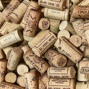 (50) Natural Used Assorted Wine Corks Collection Craft Arts Upcycle